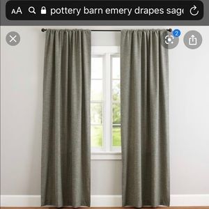 Pottery Barn Accents Simone Panels Drapes Curtains Poshmark
